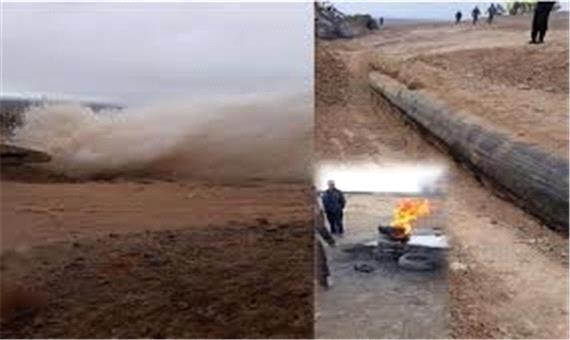 تعرض به خط انتقال و قطع جریان آب استان یزد
