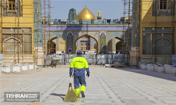 حضور نیروهای خادم الحسین(ع) در نجف اشرف