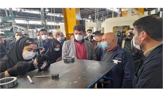 بازدید معاون روابط کار از کارخانه «ایسکرا اتو الکتریک کاشان»