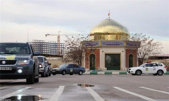 اتومبیلران قزوینی برای زیارت مرقد شهید سلیمانی عازم کرمان شدند