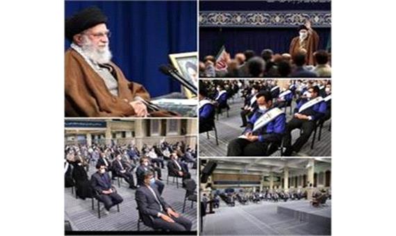 کارگران کردستانی با رهبر معظم انقلاب دیدار کردند
