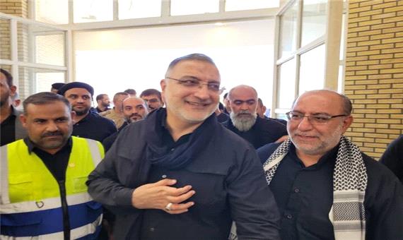 حضور شهردار تهران در قرارگاه مسجد کوفه