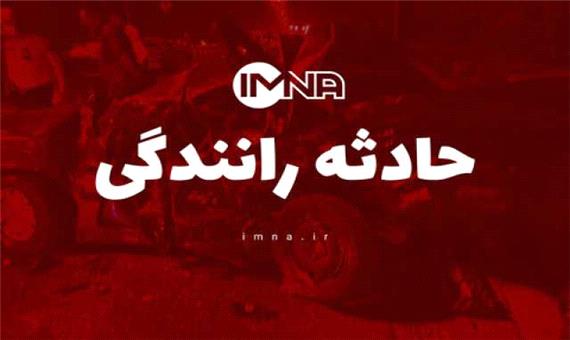 تصادف 2 خودرو، نوزاد 20 روزه را راهی بیمارستان کرد