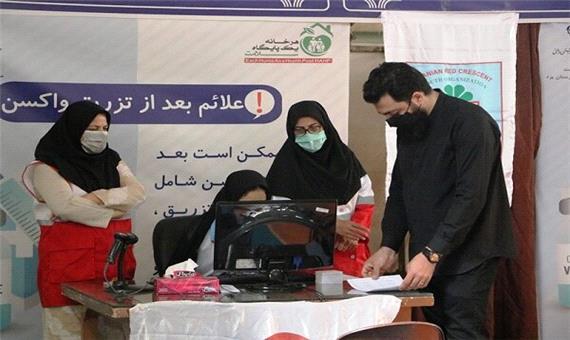 هلال احمر شهر یزد 15 هزار نفر را علیه کرونا واکسینه کرد