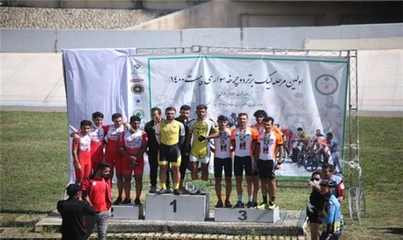 قهرمانی سپاهان در اولین مرحله لیگ برتر دوچرخه‌سواری پیست