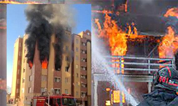 2 مصدوم در حادثه انفجار یک واحد آپارتمانی در یزد