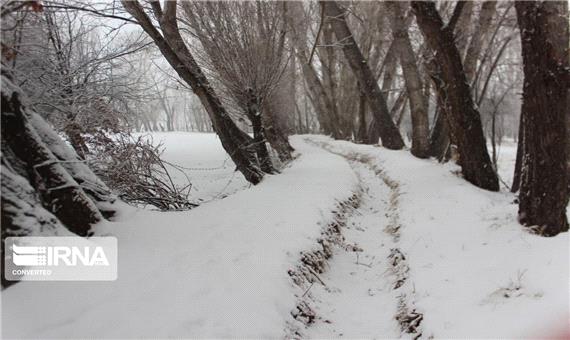 ارتفاع برف در روستای ده‌بالا توده تفت به 18 سانتی متر رسید