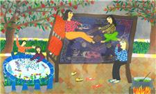 افتخارآفرینی دختران یزدی در دوسالانه ملی هنرهای تجسمی