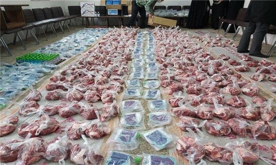 توزیع یک تن گوشت میان نیازمندان یزد