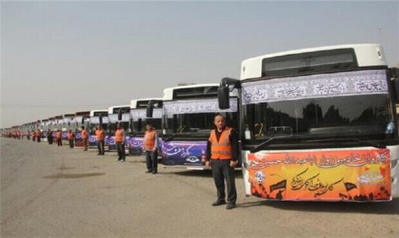استقرار اتوبوس‌های یزد در مرز چذابه برای بازگشت زائران