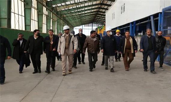 بازدید وزیر کشور از خط پردازش 300 تنی پسماند خانگی شهرداری یزد