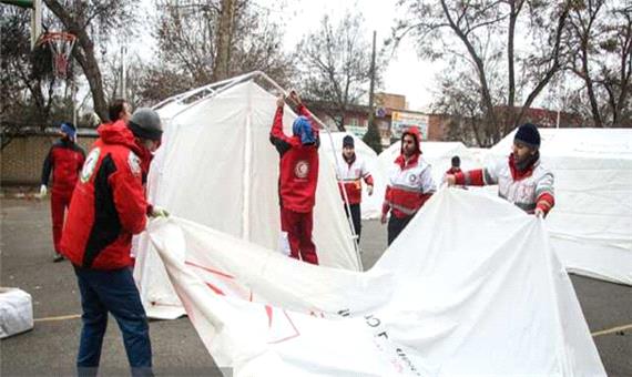 ارسال بیش از 400 دستگاه چادر از یزد به مناطق زلزله زده آذربایجان غربی