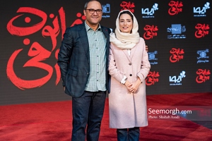 نگار جواهریان، رامبد جوان و دیگر هنرمندان در اکران «قانون مورفی»