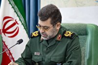 پیام تبریک فرمانده سپاه الغدیر به مناسبت درخشش ساحلی بازان یزدی