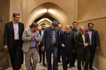 افتتاح گذر تاریخی بفروئیه میبد