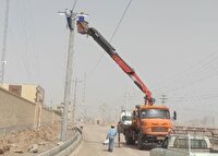 جابجایی ۱۵۰ میلیاردی تاسیسات برق بلوار ایرج افشار