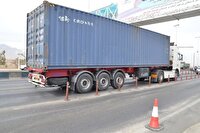 توقیف تریلی با خلافی معوقه