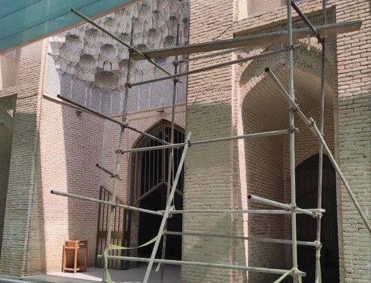 مرمت و ساماندهی مسجد ملااسماعیل یزد
