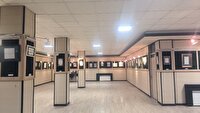 افتتاح نمایشگاه آثار هنرمندان خوشنویس مهریز