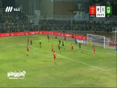 شوت خطرناک باکیچ از کنار دروازه خیبر به بیرون رفت