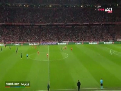 خلاصه بازی بایرن مونیخ ۴ - کلوب بروژ ۰