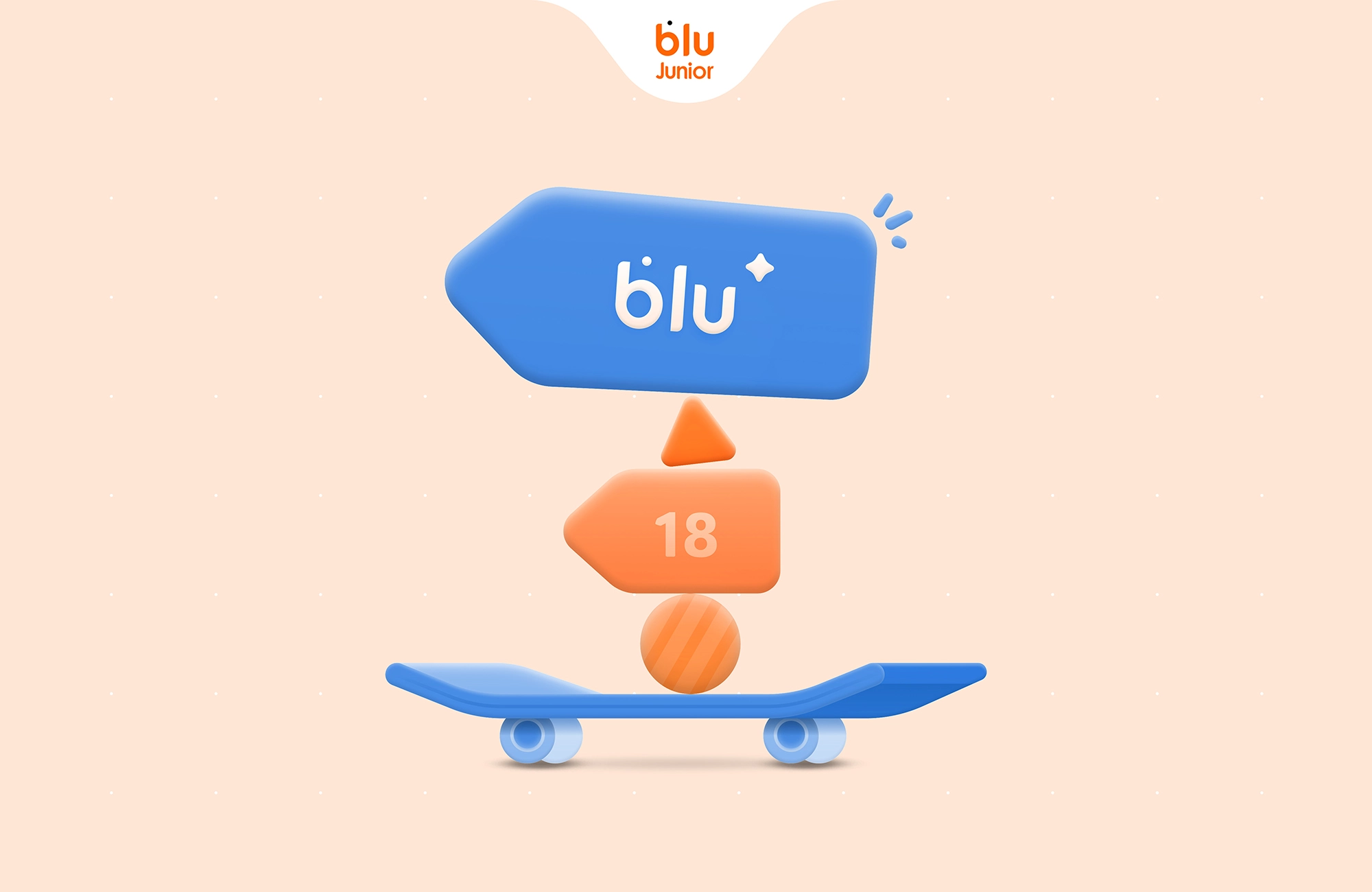 کاربران بلوجونیور با ورود به ۱۸ سالگی می‌توانند حساب خود را به بلو منتقل کنند