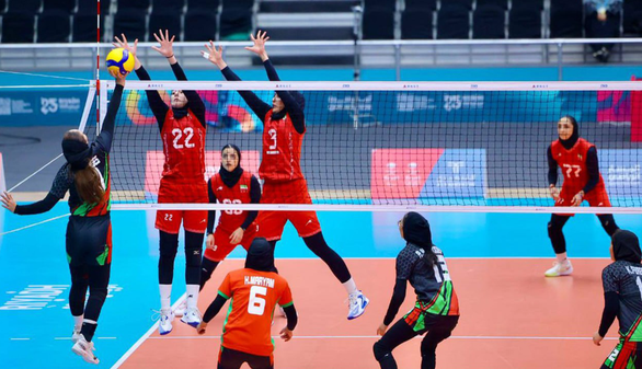 اولین برد والیبال زنان ایران در بازی‌های کشورهای اسلامی