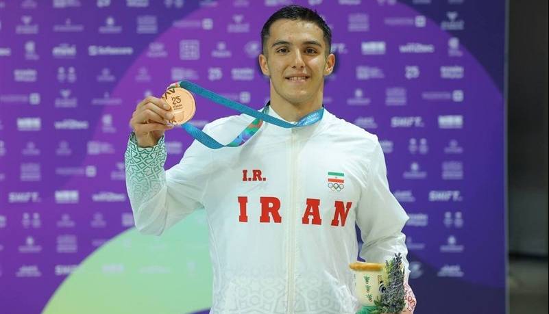 بازی‌های کشورهای اسلامی؛ قاسمی به مدال برنز ۲۰۰ متر آزاد رسید