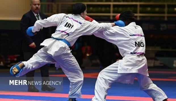 گلشادنژاد فینالیست کاراته در ریاض