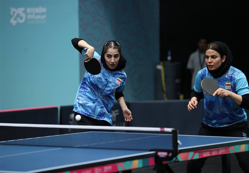 بازی‌های کشورهای اسلامی؛ قطعی شدن برنز تیم تنیس روی میز دوبل بانوان ایران