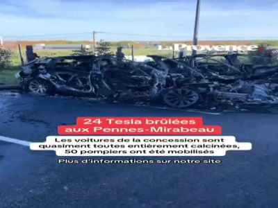 آتش به جان تسلاهای ایلان ماسک افتاد