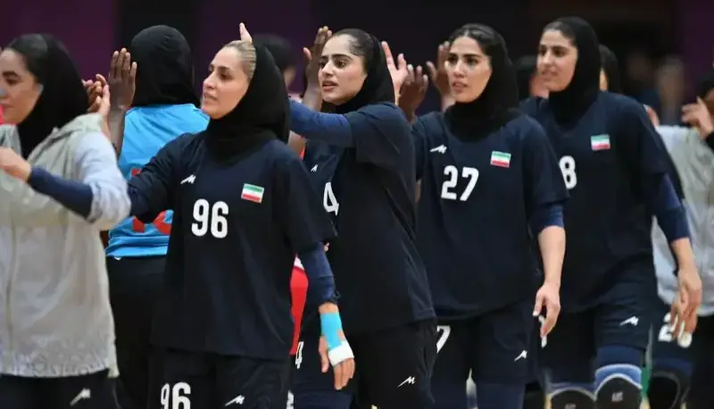 برد شیرین زنان هندبال ایران برابر گینه