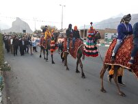 استقبال از کاروان نمادین امام رضا (ع) در تفت