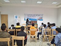 اجرای نمایش عروسکی صندوق بازی در مهریز