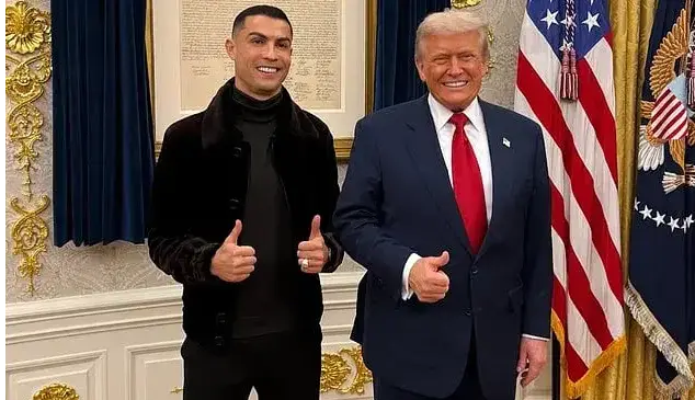 اعتراض به دیدار رونالدو با ترامپ؛ عجب باختی!