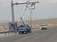 محاسبه هوشمند تخلفات سرعت میانگین در محور یزد–خضرآباد