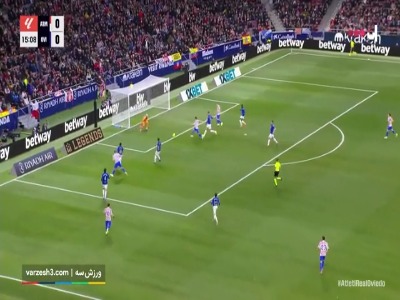 گل اول اتلتیکومادرید به رئال اویدو