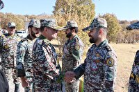 بازدید امیر سرتیپ صباحی‌فرد از گروه پدافندهوایی آبدانان