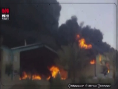 فیلم/ آتش‌سوزی گسترده در شهرک صنعتی فولاد اشکذر؛ سه واحد صنعتی طعمه حریق شد