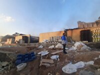 اطفای کامل آتش در شهرک فولاد اشکذر