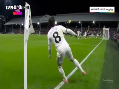گل اول فولام به منچستر سیتی