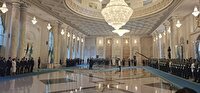 استقبال رسمی از رئیس جمهور در قزاقستان