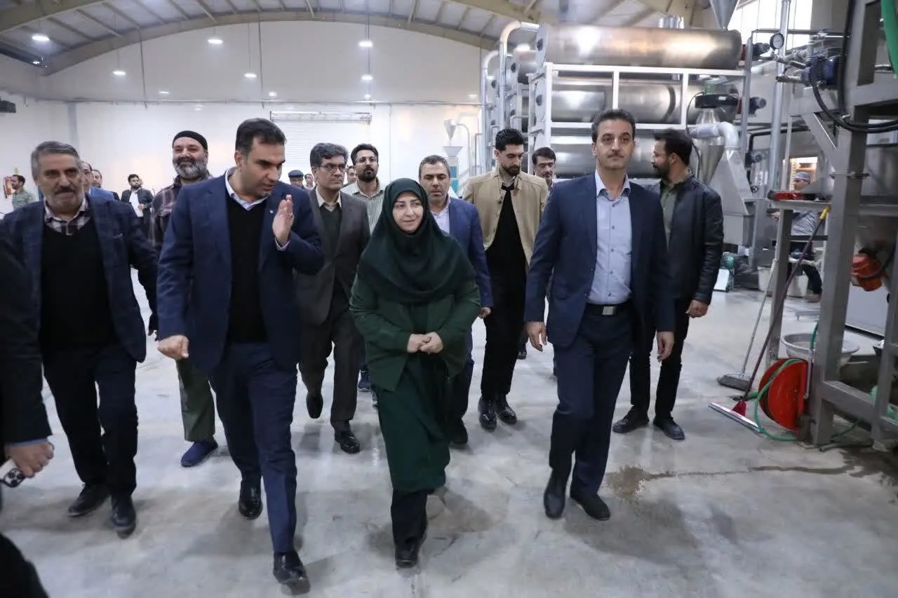 بازدید معاون رئیس‌جمهور از اولین واحد پوست‌کنی کنجد بدون پسماند کشور