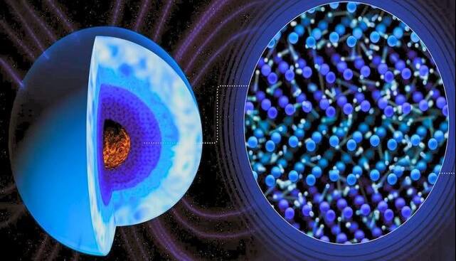 یخ داغ و سیاه، مسئول مغناطیس وحشی نپتون است