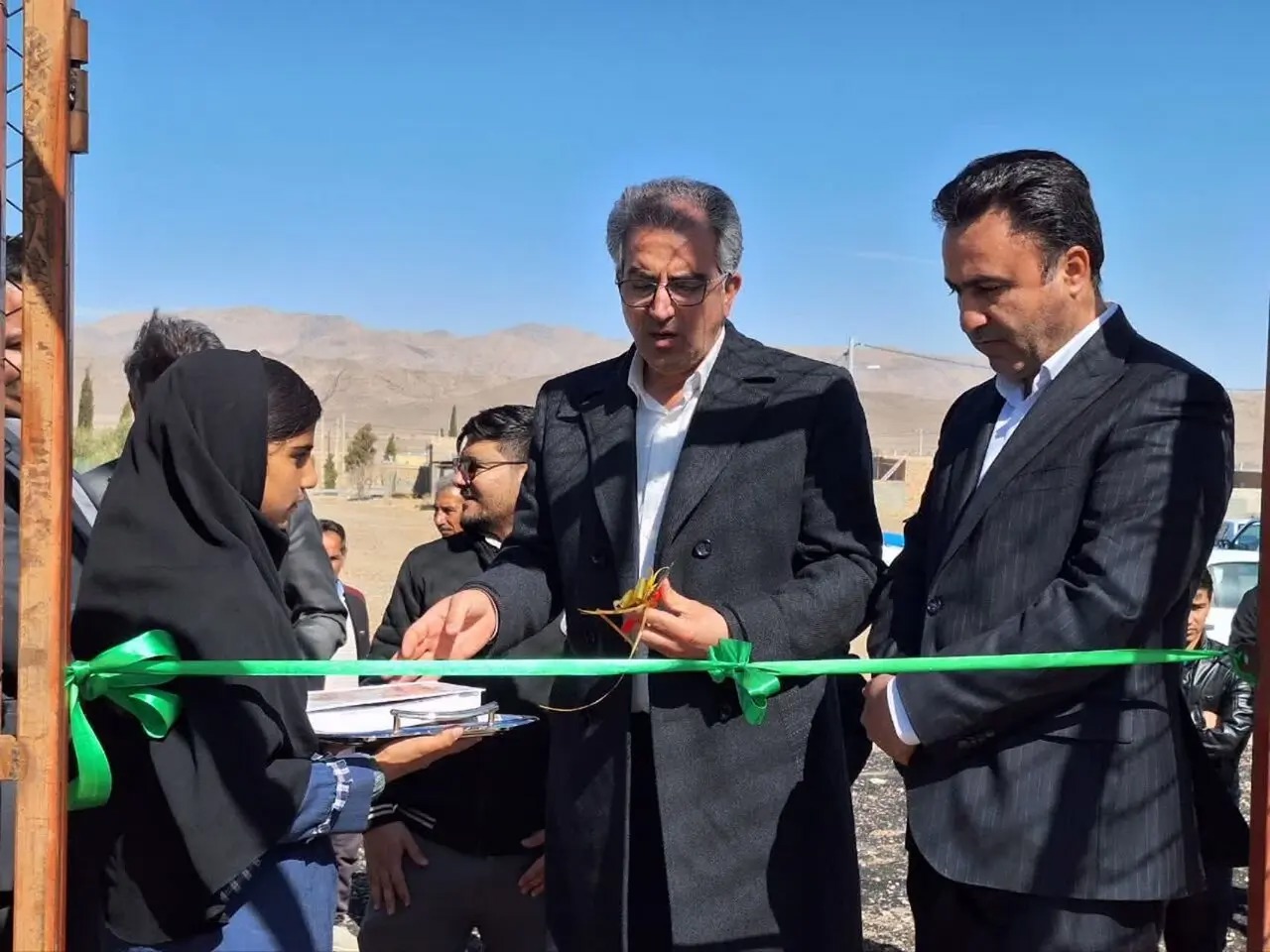 افتتاح زمین چمن مصنوعی روستای حسن‌آباد خوانسار شهرستان خاتم