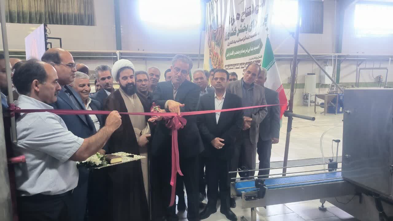 واحد فرآوری زیتون در مهریز یزد افتتاح شد
