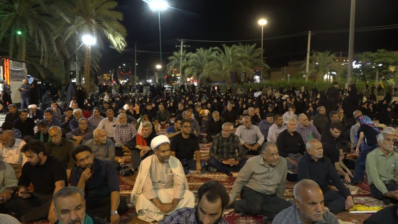 گرامیداشت شهدای جنگ ۱۲ روزه در اجتماع حماسی بافقی‌ها