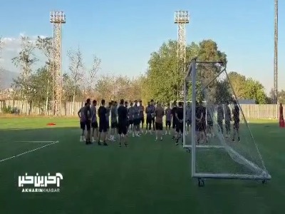 نمایی از تمرینات پرسپولیس