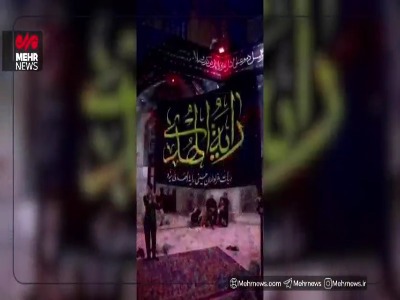 فیلم/ روایت عزاداران حسینی استان یزد در حرم مطهر امام رضا(ع)