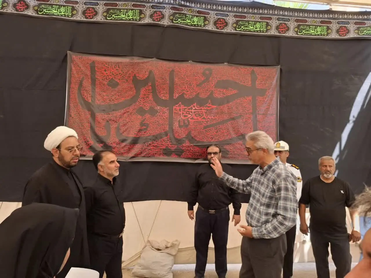 بازدید اعضای کمیته ستاد استانی تشییع از موکب‌های خدمت‌رسان در یزد